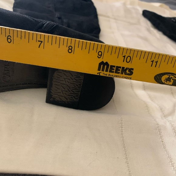 Carlos by Carlos Santana Black Heeled Boots with Chunky Heel and Slouchy Design - Picture 4 of 15